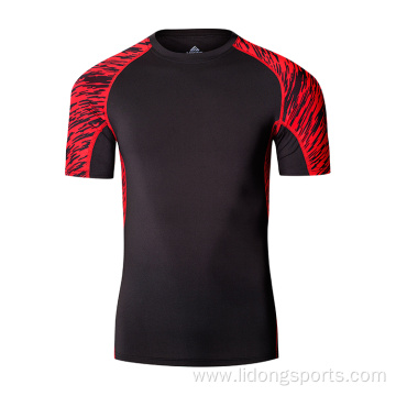 Wholesale Male Gym Quick Dry Tops Running T-Shirts